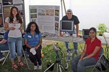 photo of UK SBR project team at the Field Day table display