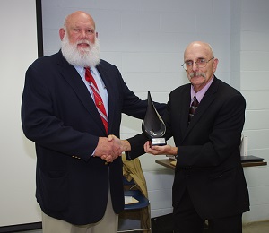 Core Library Manager Patrick Gooding received recognition for his service to the House of Delegates of the American Association of Petroleum Geologists.
