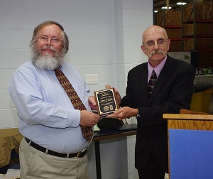 Professional societies gave out their annual recognitions and awards during lunch. Ray Daniel, of the KGS Well Sample and Core Library, was recognized for outstanding service by the Geological Society of Kentucky.