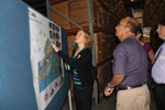 Bethany Overfield of the Geologic Mapping Section talks about a poster she and Dan Carey created on the geology of a state highway district.