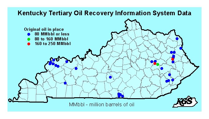 Oil fields included in TORIS