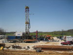 The well site shortly before drilling started.