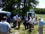 Field trip at the Cane Run Karst Experimental Station in the Kentucky Horse Park, Fayette County, Ky.