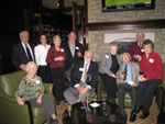 Ann Thurston, Bob, Carol (Miller) and Mary Lee Stroup, Dan Reedy, Robert Bostrom, Pat and Eldon Smith, Harry and Betty Hall image