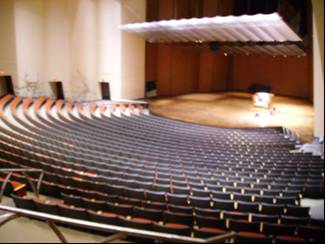 SCFA Concert Hall stage
