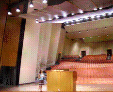 SCFA Concert Hall ceiling 