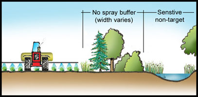 Spray buffer