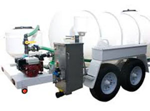 Closed pesticide mixing system