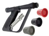 Lawn spray gun and nozzles