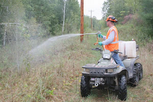 Low volume spraying