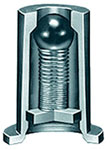 Nozzle check valve