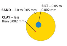 Different soil textures