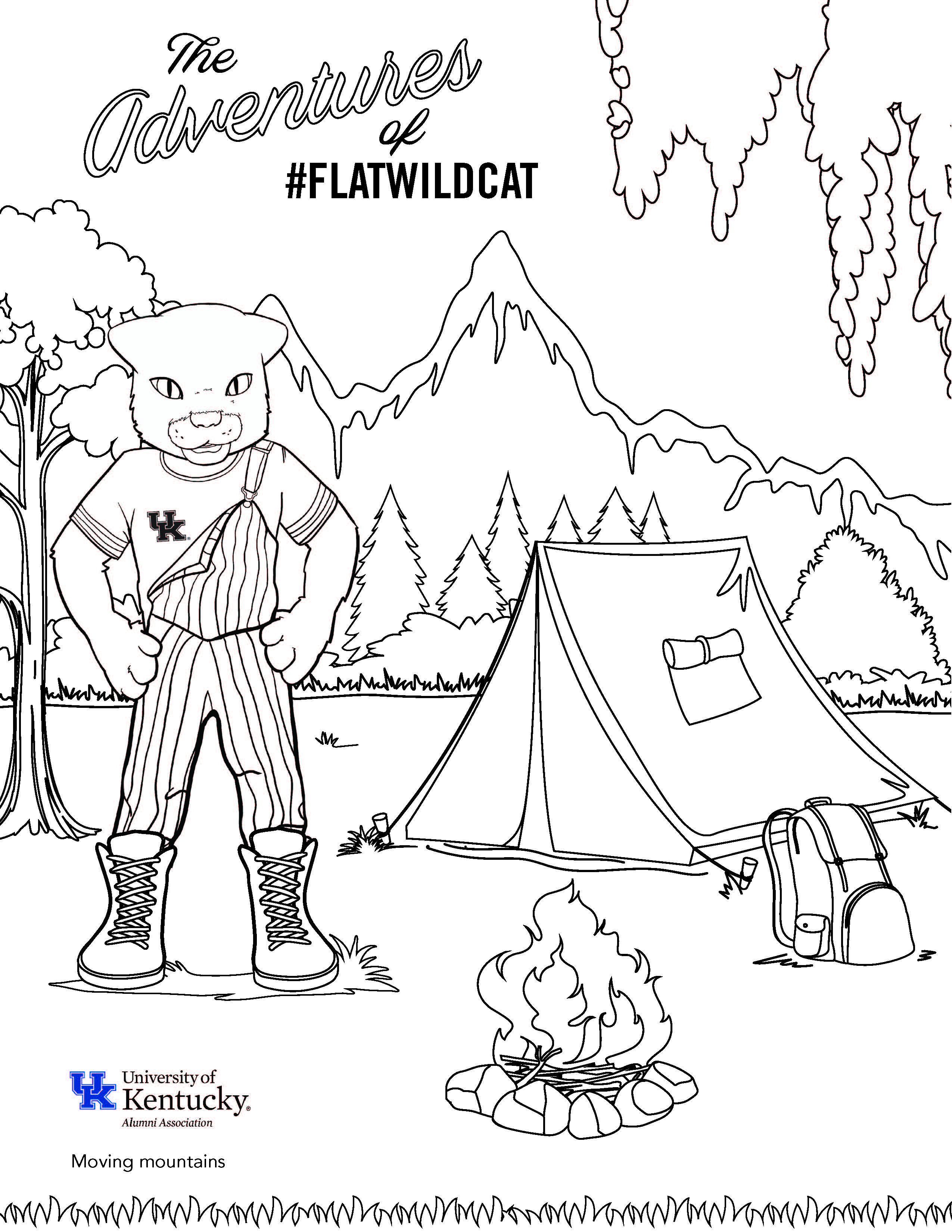 Kentucky Wildcats Basketball Coloring Pages Sketch Coloring Page
