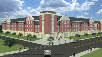 Photo of architect's rendering of Woodland Glen II