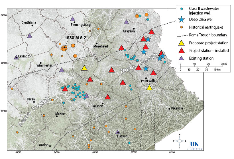 Earthquake, Kentucky Geological Survey, University of Kentucky