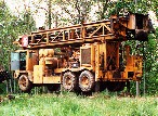 Truck mounted drilling rig