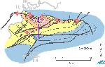 Click for structure contour map of graben