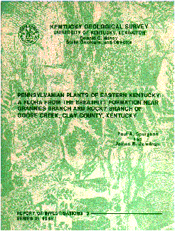 Pennsylvanian plants of eastern Kentucky: A flora from the Breathitt Formation near Grannies Branch and Rocky Branch of Goose Creek, Clay County, Kentucky