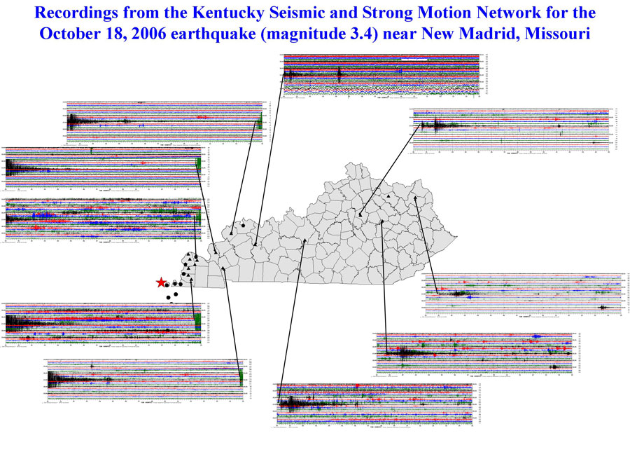 earthquake recording