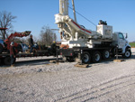 Another view of the cellar and conductor pipe installation.