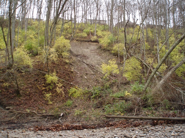 landslides near Independence, Ky. 