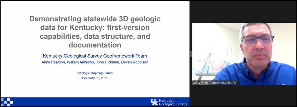 KGS Researchers Present Geologic Mapping and 3D Research funded by the USGS