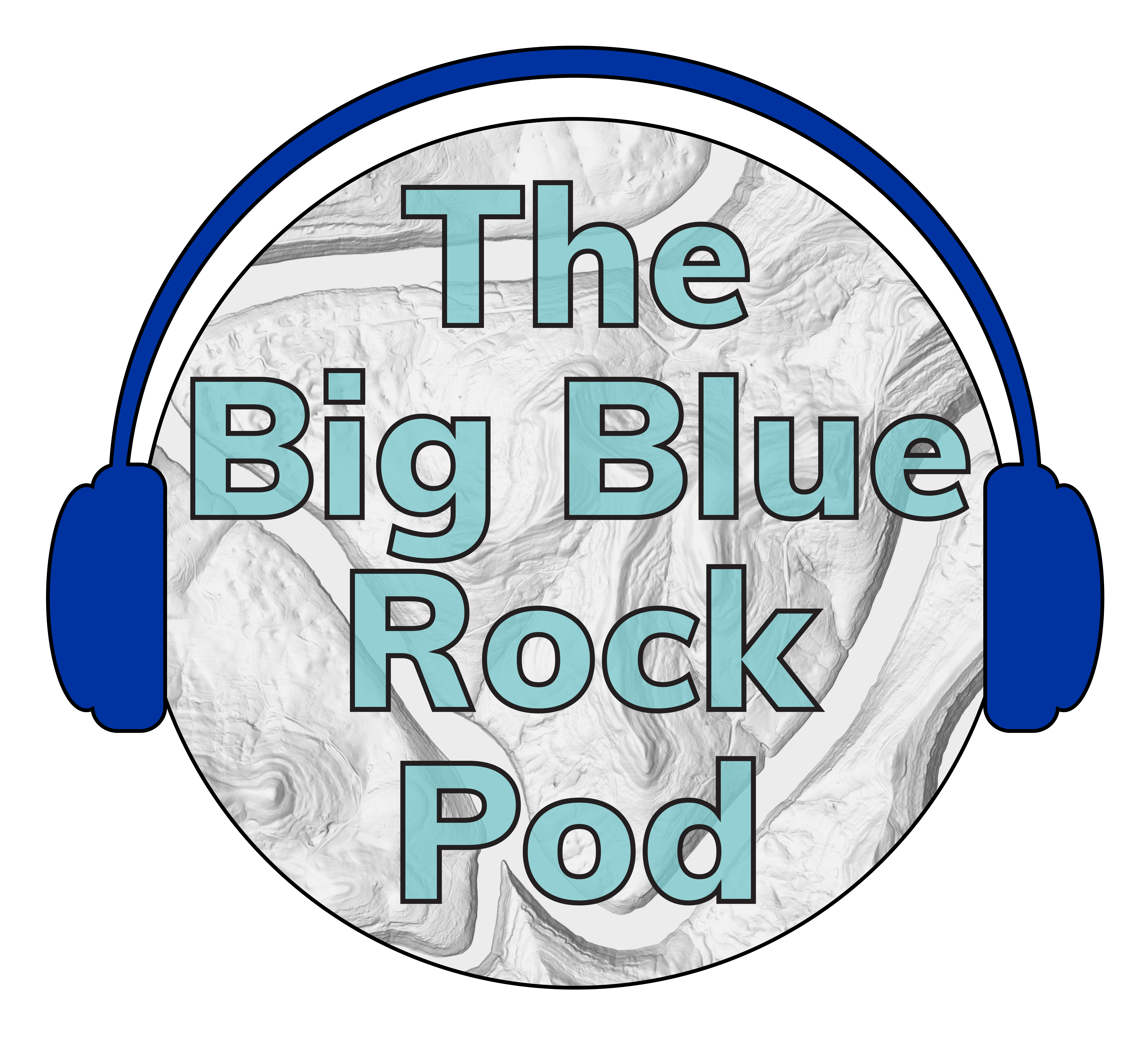 Big Blue Rock Pod Logo