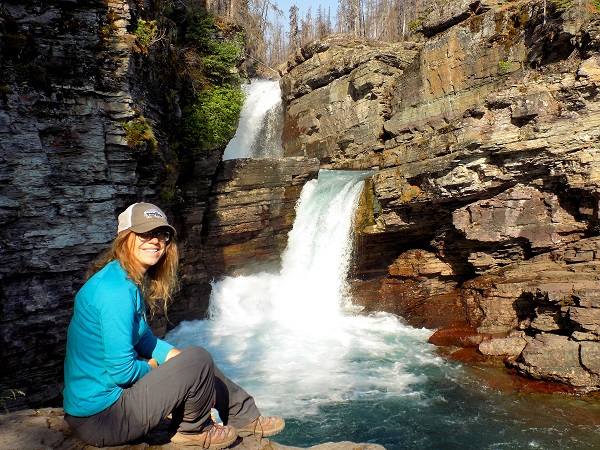 While attending last summer’s National Speleological Society Convention in Montana, Arpin took in several nearby parks, including Glacier National Park, where she visited St. Mary Falls.
