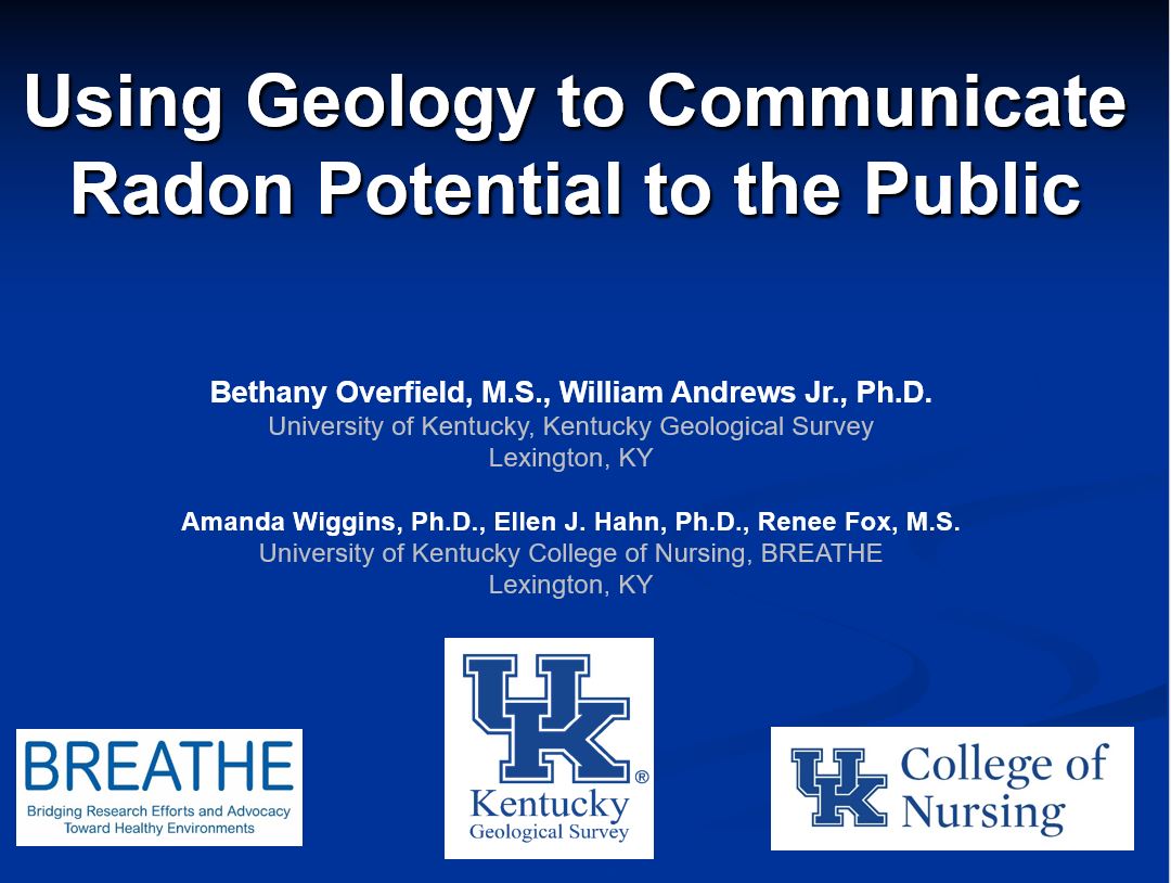 Using Geology to Communicate Radon Potential to the Public