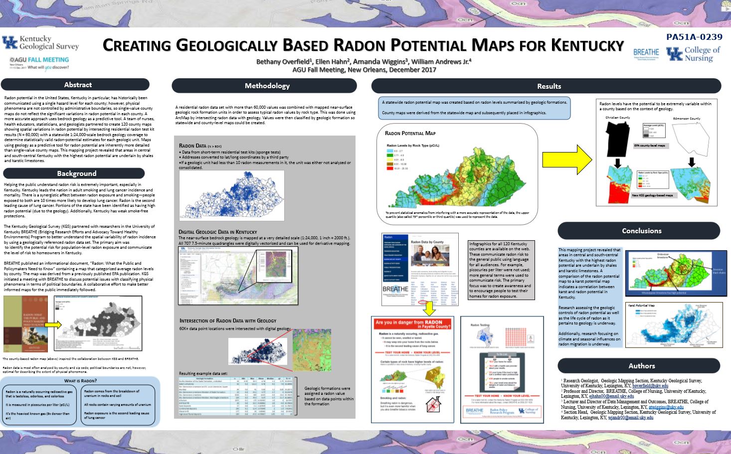 Creating Geologically Based Radon Potential Maps for Kentucky
