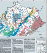 Mineral and Fuel Resources Map of Kentucky