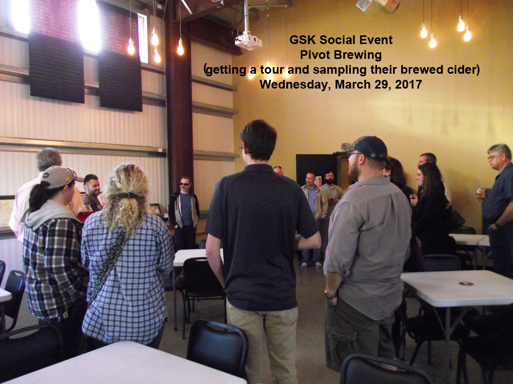 2017 GSK Social Event, Pivot Brewing