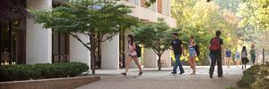 Walkway in front of White Hall Classroom Building