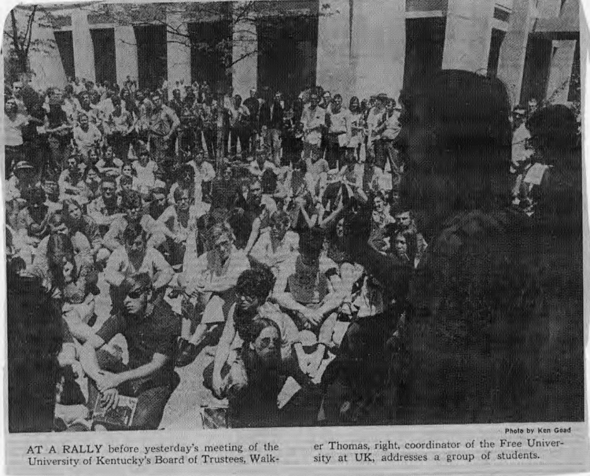student protests in 1970