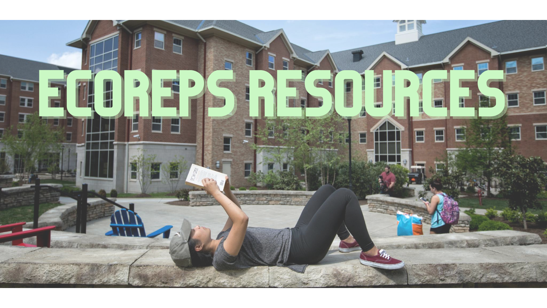 students outside on university of kentucky campus says ecoreps resources