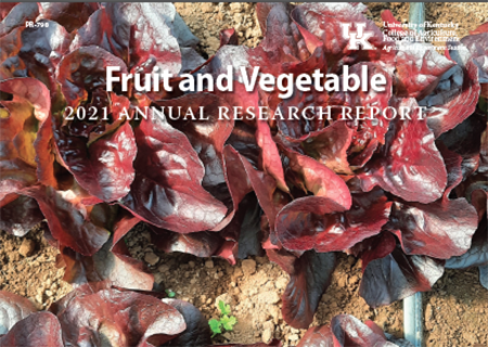 2021 Fruit and Vegetable Annual Research Report cover