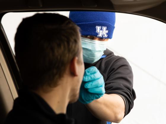 A person being tested.