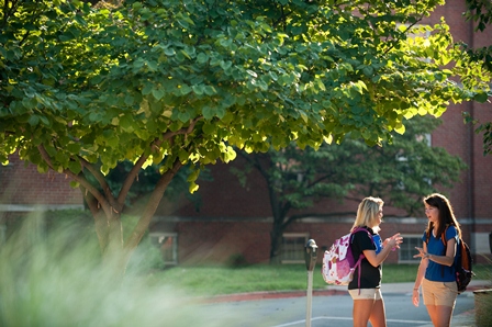 Students talking