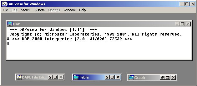 Dapview screen shot