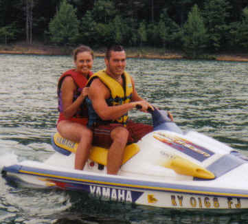 On the lake with Matt Lee