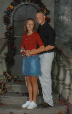 My cousin Joey and his date to the freshman dance