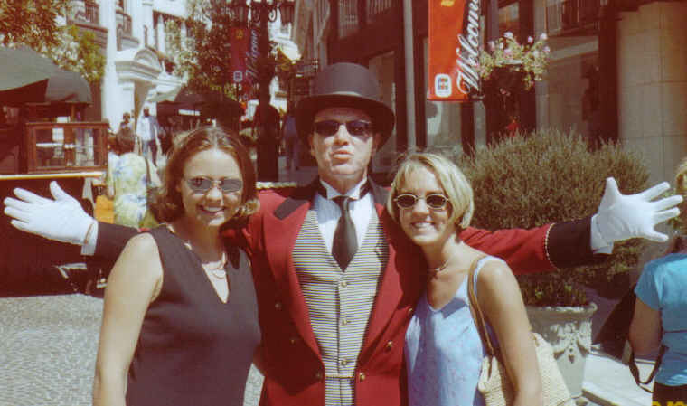 With Ashley Hogencamp on Rodeo Drive